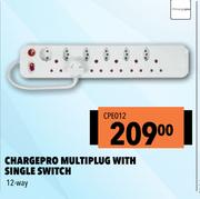 Chargepro Multiplug With Single Switch 12 Way CPE012