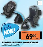 Autogear Universal Phone Holders UHM04/5-Each