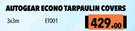 Autogear Econo Tarpaulin Cover 3 x 3m ET001