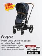 Cybex Priam Gen 3 Chrome & Jewels Of Nature Seat Pack