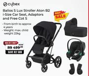Cybex Balios S Lux Stroller Aton B2 i-Size Car Seat, Adaptors & Free Cot S