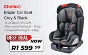 Chelino Blazer Car Seat Grey & Black
