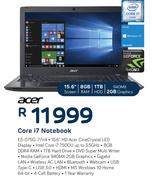 Acer Core i7 Notebook E5-575G-77n4