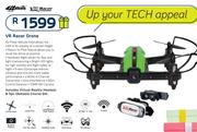 VR Racer Drone Including Virtual Reality Headset & 3Pc Obstacle Course Set