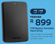 Toshiba 1TB Basics Portable Hard Drive