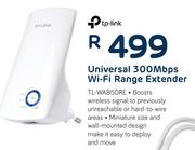 TP-Link Universal 300Mbps WiFi Range Extender TL-WA850RE