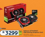 msi GeForce GTX1050Ti 4GB Gaming Graphics Card
