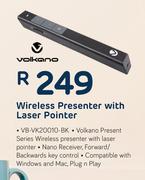 Valkano Wireless Presenter With Laser Pointer VB-VK20010-BK