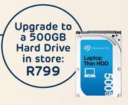 Seagate Upgrade To A 500GB Hard Drive