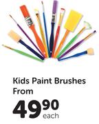 Kids Paint Brushes-Each 