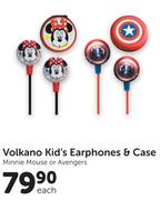 Volkano Kid's Earphones & Case-Each