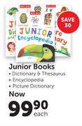 Junior Books-Each