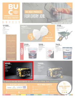 Buco Coastal Cash : The Right Products For Every Job (15 September - 4  October 2020), page 1