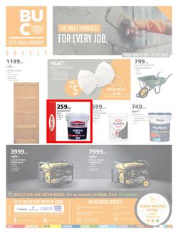 Buco Coastal Cash : The Right Products For Every Job (15 September - 4  October 2020), page 1