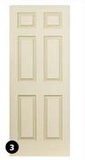 Swartland Deep Moulded Doors (6 Panel Colonist)-Each