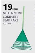 Millennium Complete Leaf Rake-Each