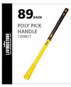 Livingstone Poly Pick Handle-Each