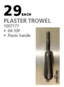 Livingstone Plaster Trowel