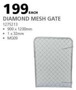 Diamond Mesh Gate-Each