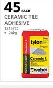 Tylon Ceramic Tile Adhesive-20Kg Each