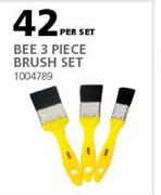 Academy Bee 3 Piece Brush Set-Per Set