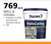 Duram Wall & Ceiling-20Ltr Each