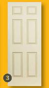 Swartland Deep Moulded Doors (6 Panel Colonist)-813 x 2032mm