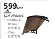 Swartland 1.2m Awning