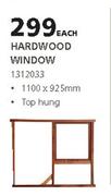 Hardwood Window-1100 x 925mm