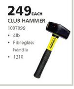 Living Stone Club Hammer-Each