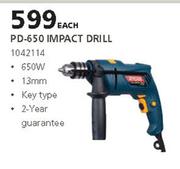 Ryobi PD-650 Impact Drill-Each