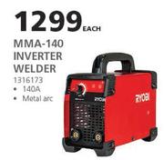 Ryobi MMA-140 Inverter Welder 1316173-Each
