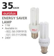 Eurolux Energy Saver Lamp-Each