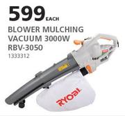 Ryobi Blower Mulching Vacuum 3000W RBV-3050 1333312-Each