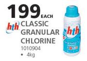 Hth  Classic Granular Chlorine 1010904-4Kg Each