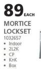 Mortice Lockset-Each