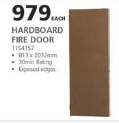 Swartland Hardboard Fire Door-813 x 2032mm