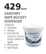 Sanitary Wipe Bucket Dispenser-Each