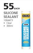 Alcolin 300ml Silicone Sealant (Clear)-Each