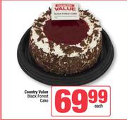 Country Value Black Forest Cake-Each