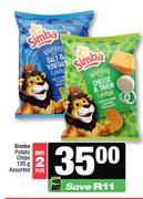 Simba Potato Chips Assorted-For 2 x 120g