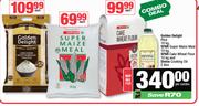 Golden Delight Rice 10Kg,Spar Super Maize Meal 10Kg,Cake Wheat Flour 10Kg & Divine Cooking Oil 2L-Fo