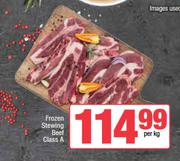 Frozen Stewing Beef Class A-Per Kg
