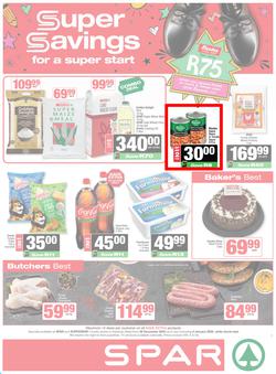 SPAR & SUPERSPAR KwaZulu-Natal Country : Super Savings (29 December 2025 - 04 January 2026), page 1