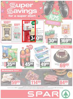 SPAR & SUPERSPAR KwaZulu-Natal Country : Super Savings (29 December 2025 - 04 January 2026), page 1