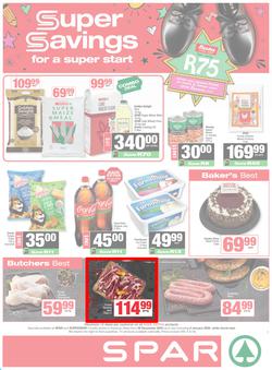 SPAR & SUPERSPAR KwaZulu-Natal Country : Super Savings (29 December 2025 - 04 January 2026), page 1