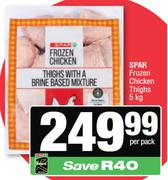 Spar Frozen Chicken Thighs-5Kg Per Pack