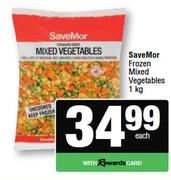 SaveMor Frozen Mixed Vegetables-1Kg Each