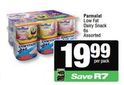 Parmalat Low Fat Dairy Snack Assorted-6s Per Pack