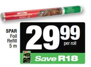 Spar Foil Refill 5m-Per Roll